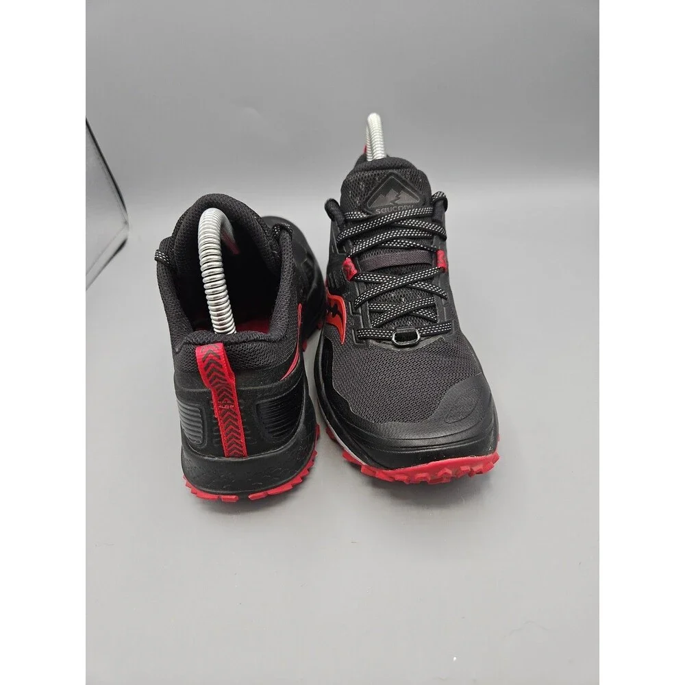 Saucony Peregrine 10 Women’s Size 7.5 Med Trail Running Shoes - Black Red